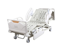 Cama de hospital completo ZQ-BE4-18B con castores centrales y liberación de RCP | Al por mayor