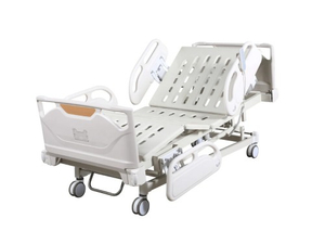 Cama de hospital completo ZQ-BE4-18B con castores centrales y liberación de RCP | Al por mayor
