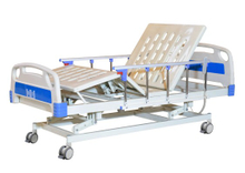 Cama de hospital eléctrico zq-be3-12 con rieles laterales de aluminio en venta